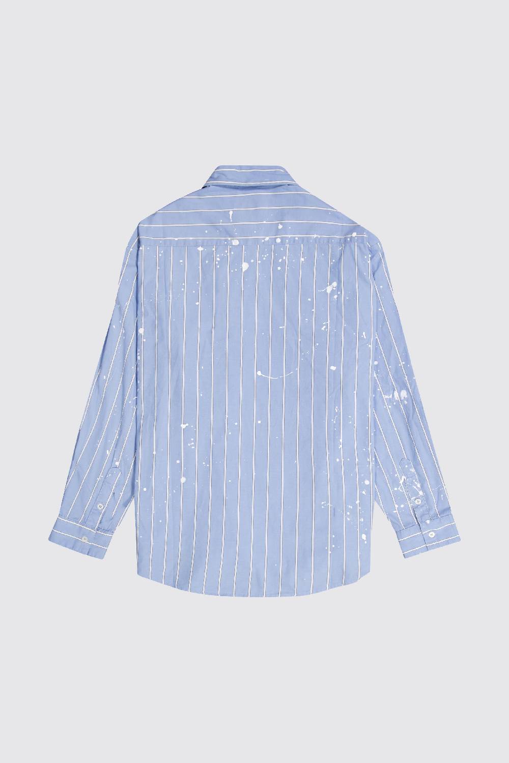 Laneus Laneus camicia oversize effetto vernice allover 2025