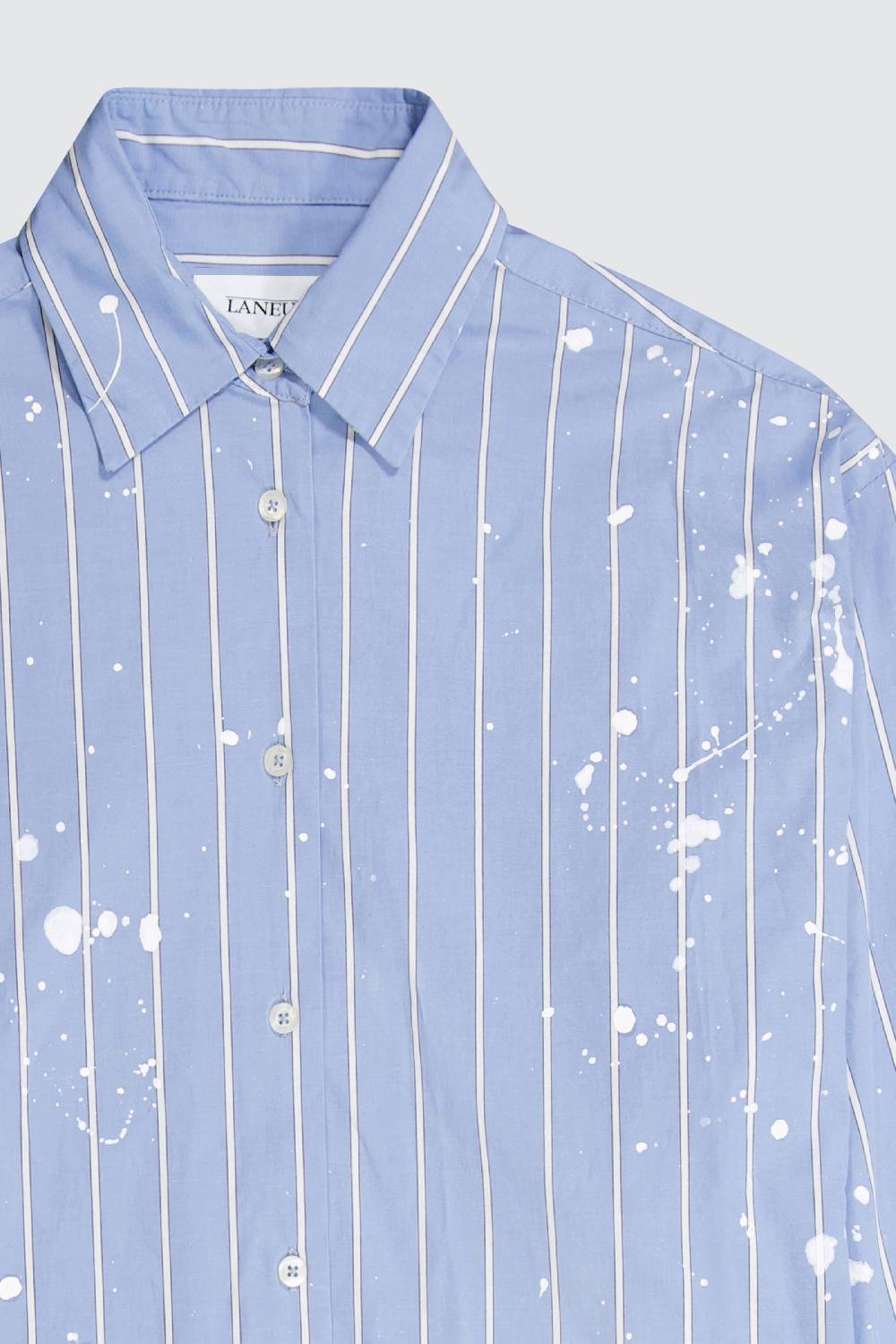 Laneus Laneus camicia oversize effetto vernice allover 2025