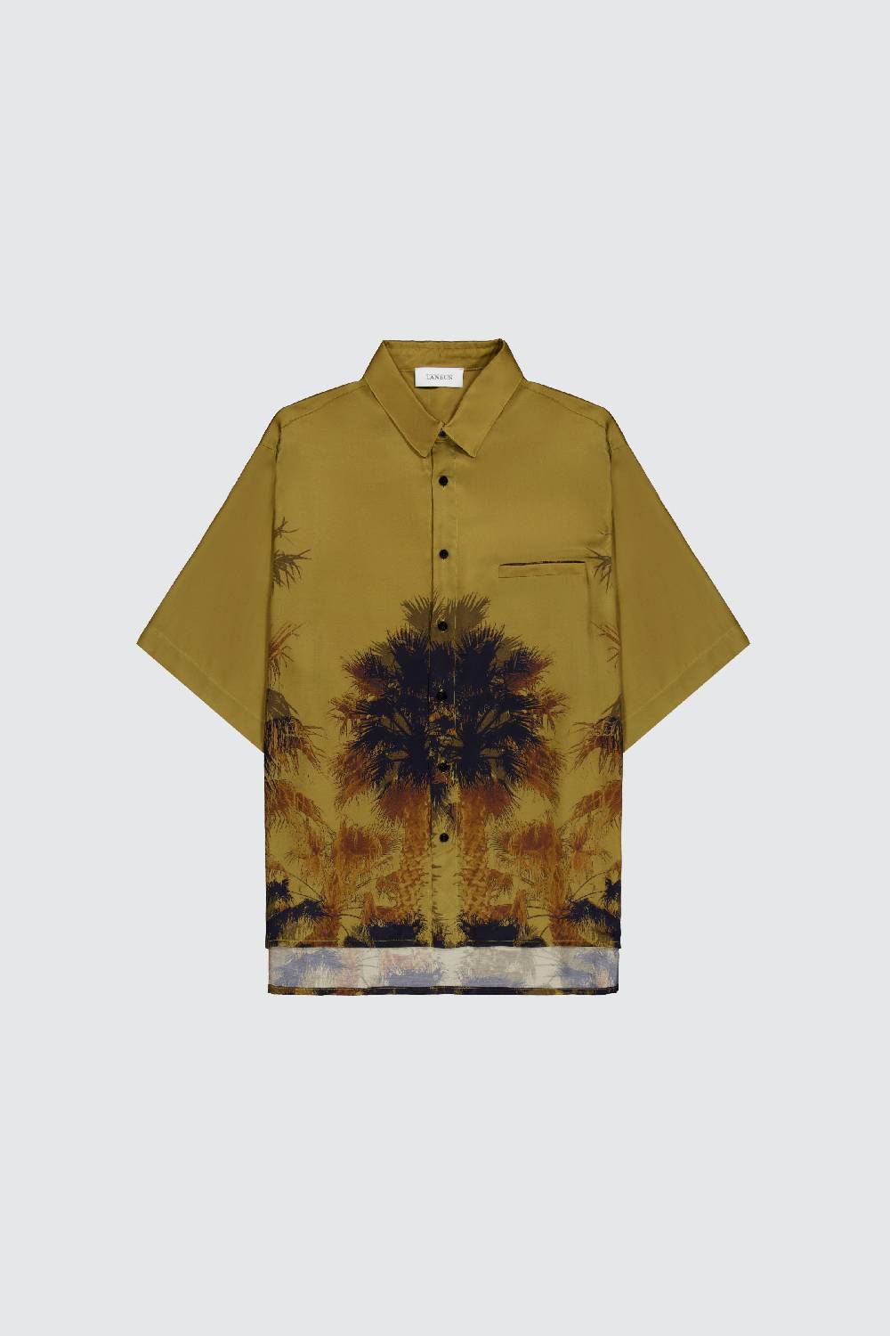 Laneus Laneus camicia palm print Promozione