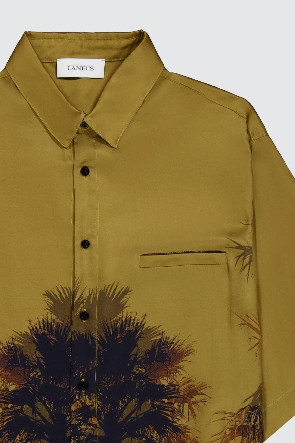 Laneus Laneus camicia palm print Promozione