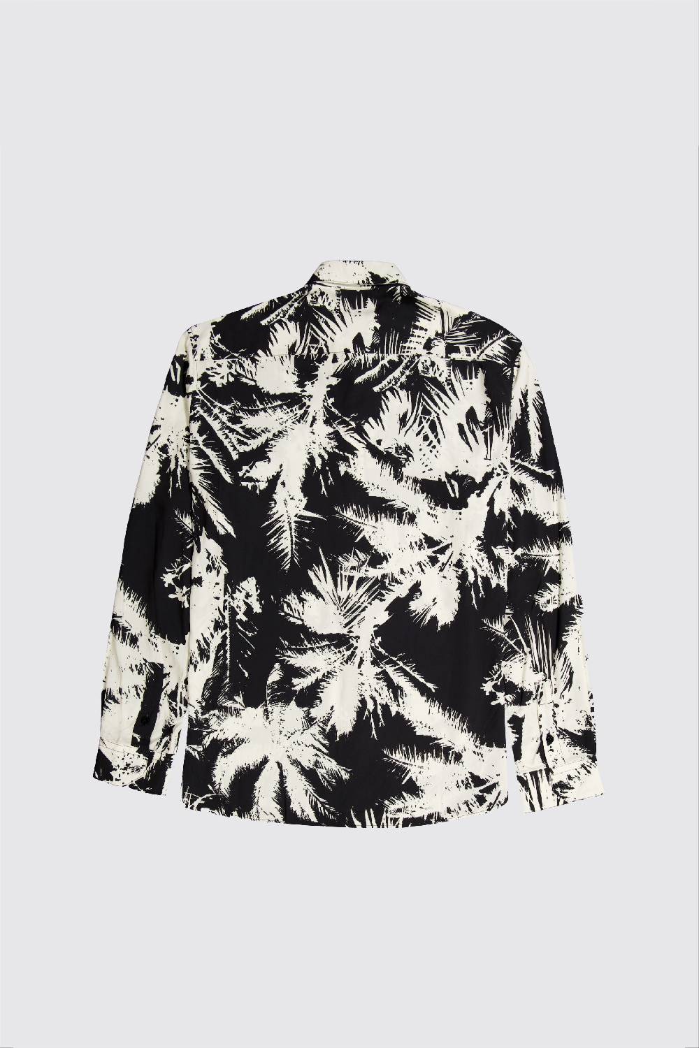 Laneus Laneus camicia a manica lunga palm print Consegna Veloce
