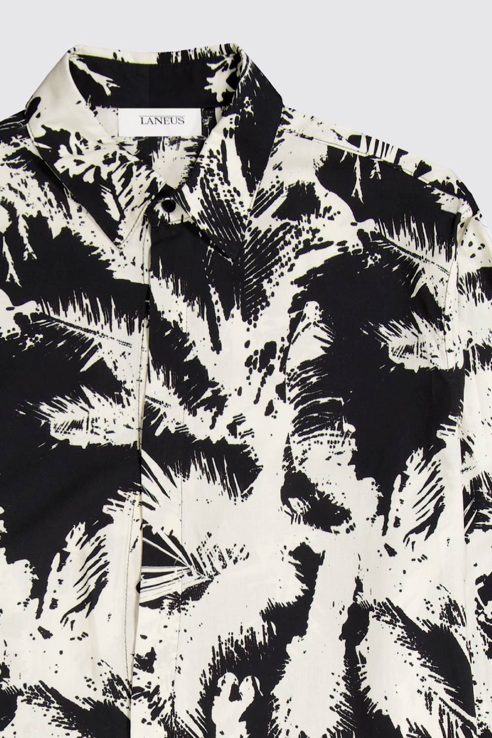 Laneus Laneus camicia a manica lunga palm print Consegna Veloce
