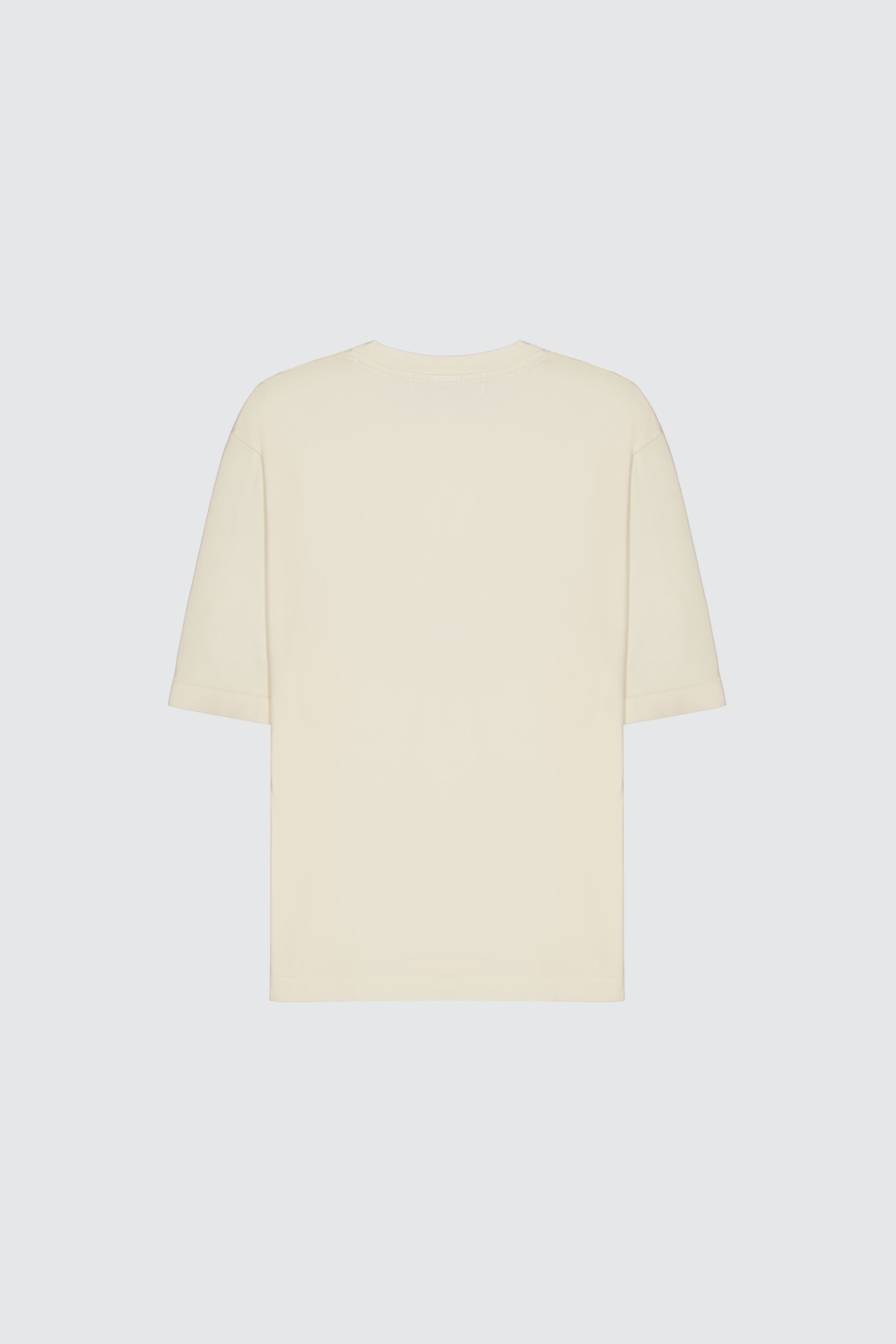Laneus Laneus milk t-shirt con lettering studded Promozione Limitata
