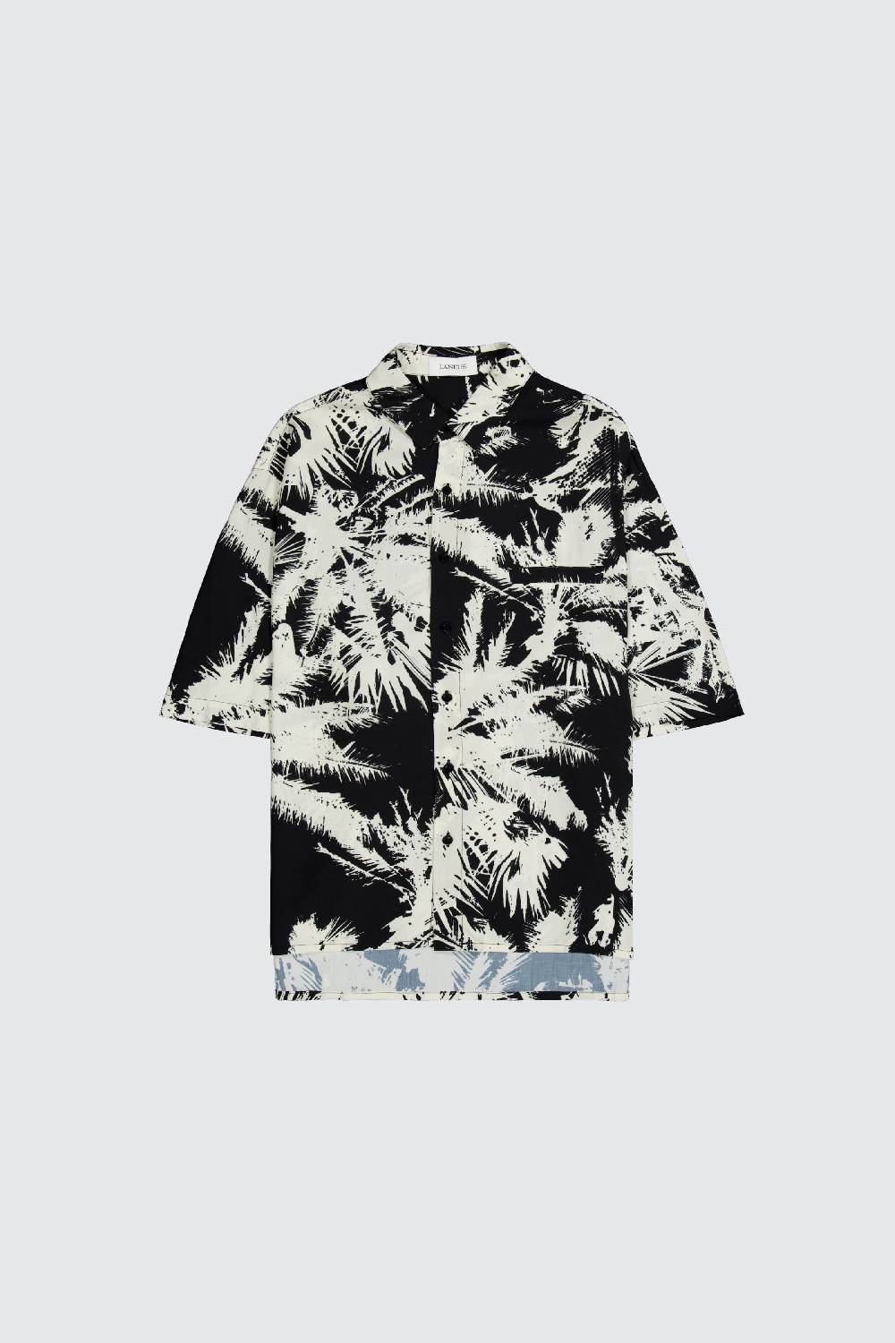 Laneus Laneus camicia palm print Affare Del Giorno