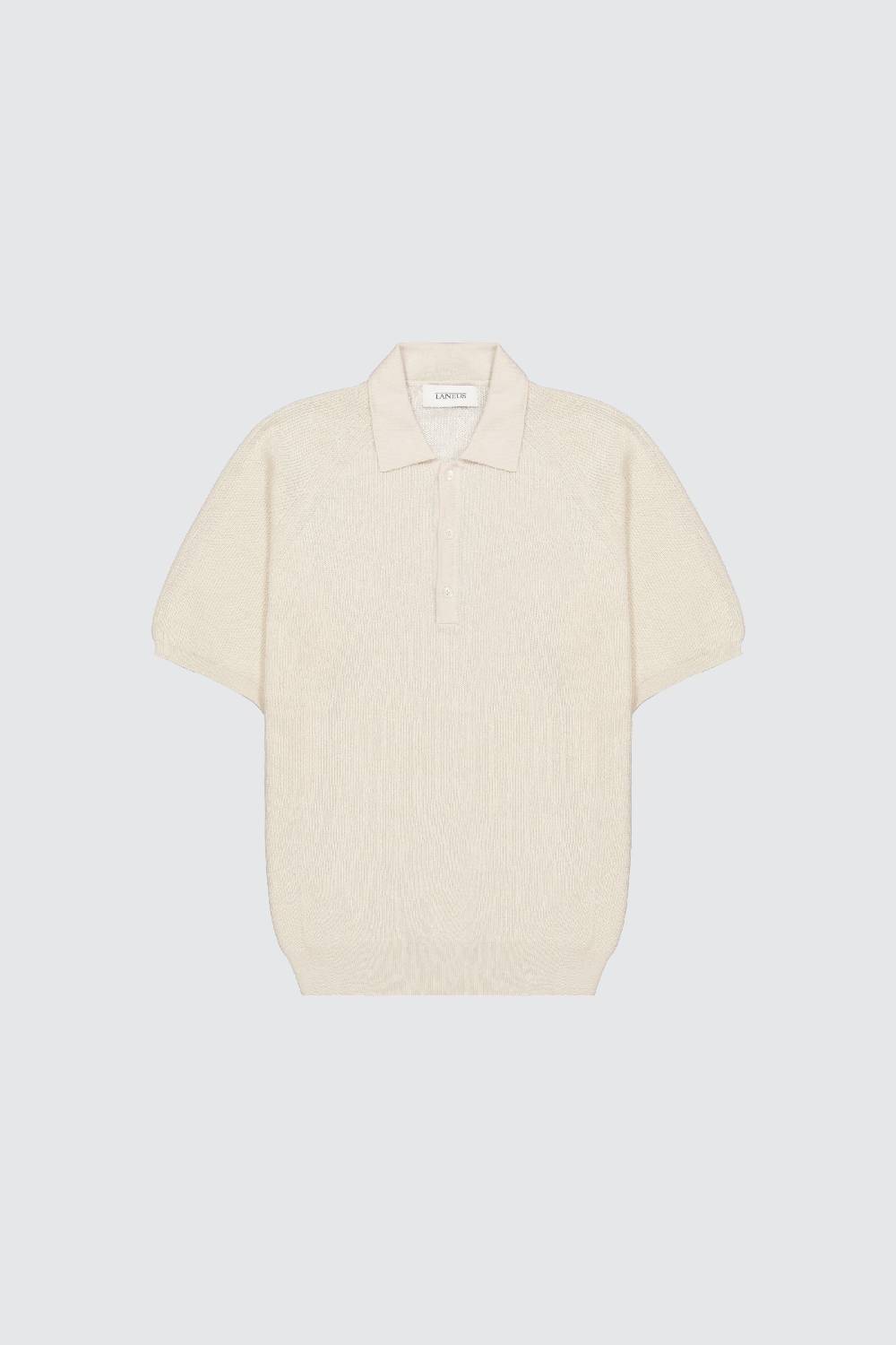 Laneus Laneus polo in maglia con bottoni Prezzo Ridotto