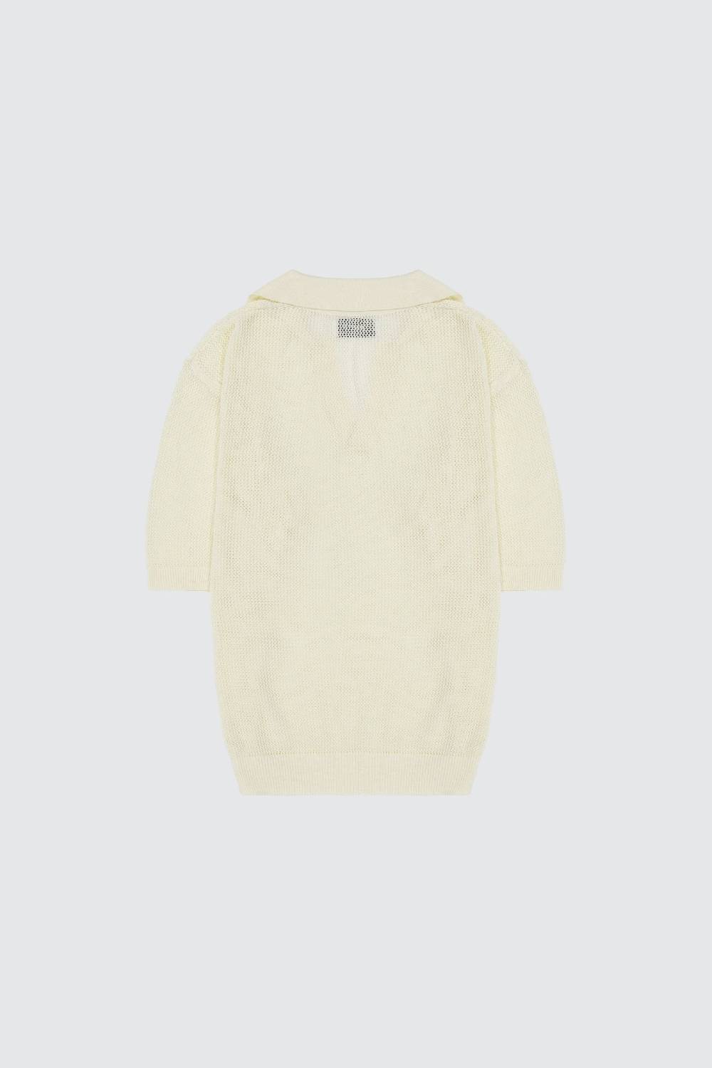 Laneus Laneus polo in mesh con scollo a V Convenienza