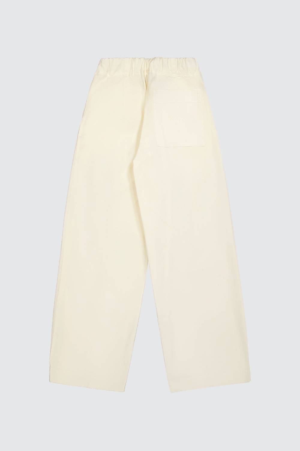 Laneus Laneus pantaloni cream loose fit a vita alta Trasporto libero internazionale