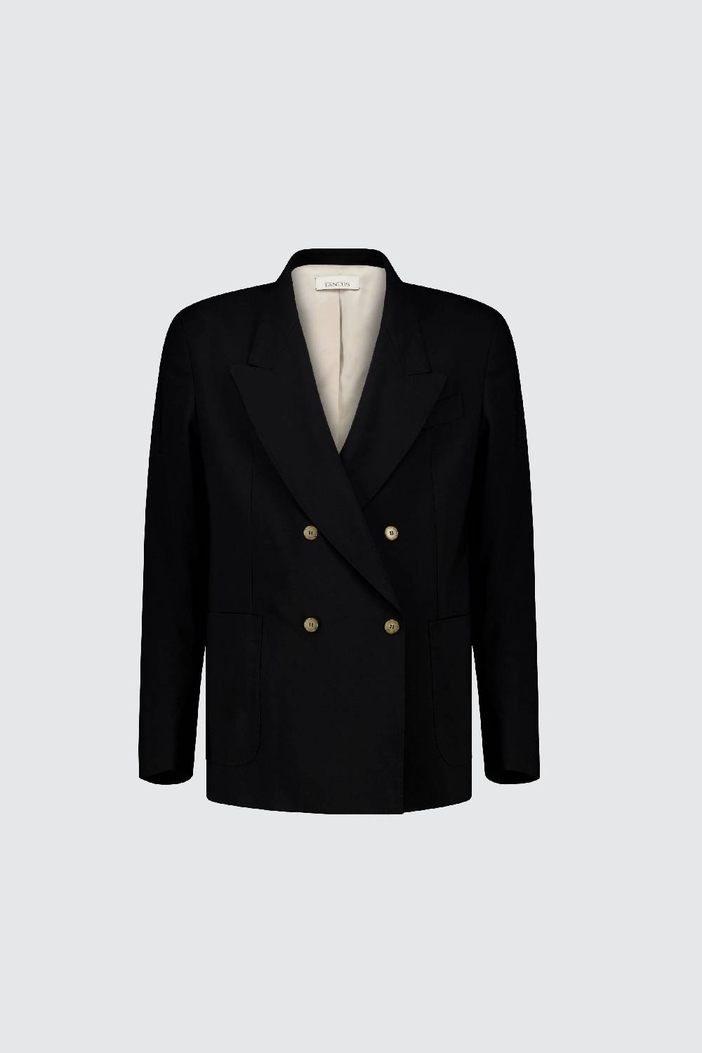 Laneus Laneus giacca black doppio petto