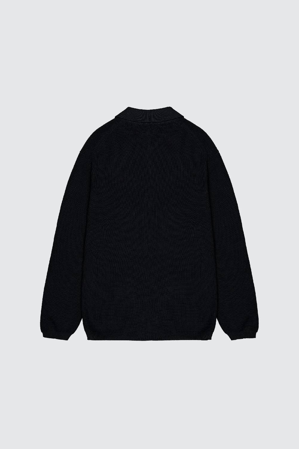 Laneus Laneus polo black in maglia a maniche lunghe Spedizione Gratuita