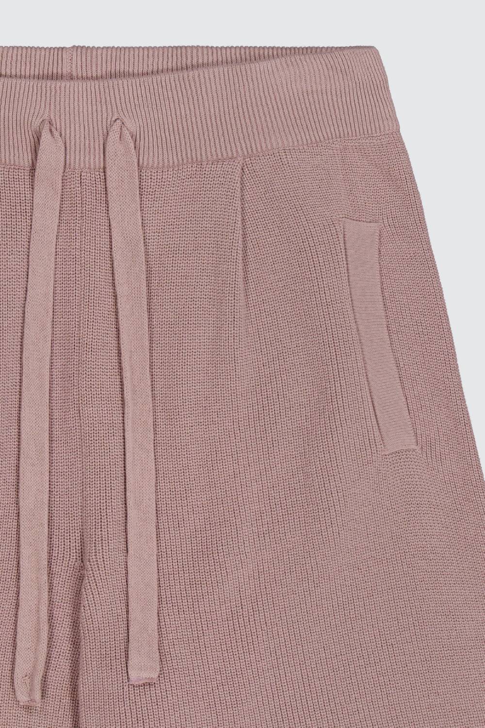 Laneus Laneus bermuda glacee in maglia effetto destroyed Qualità Garantita