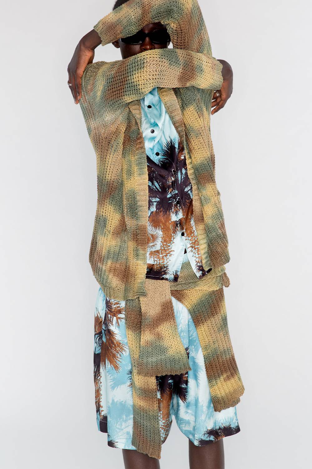 Laneus Laneus giacca tie dye camo print Consegna Veloce