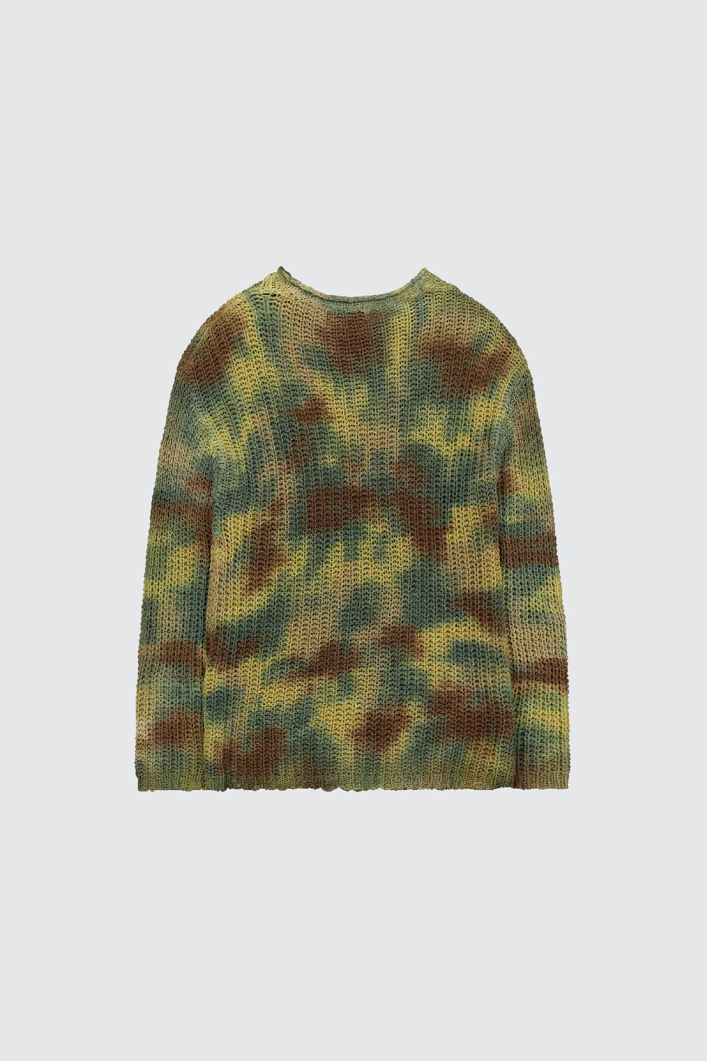 Laneus Laneus maglia tie dye camo print Promozione Limitata