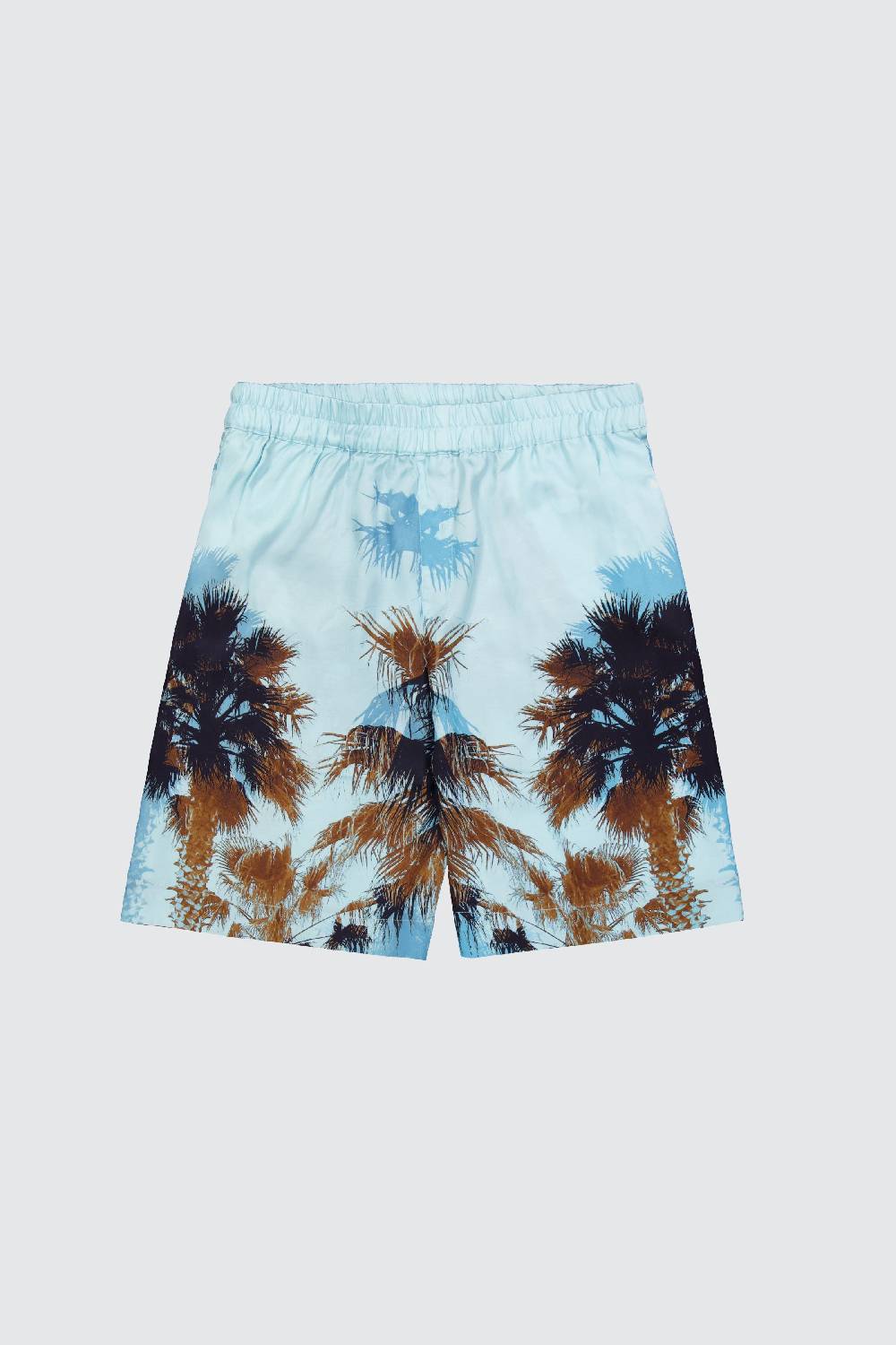 Laneus Laneus bermuda turquoise palm print Sottocosto