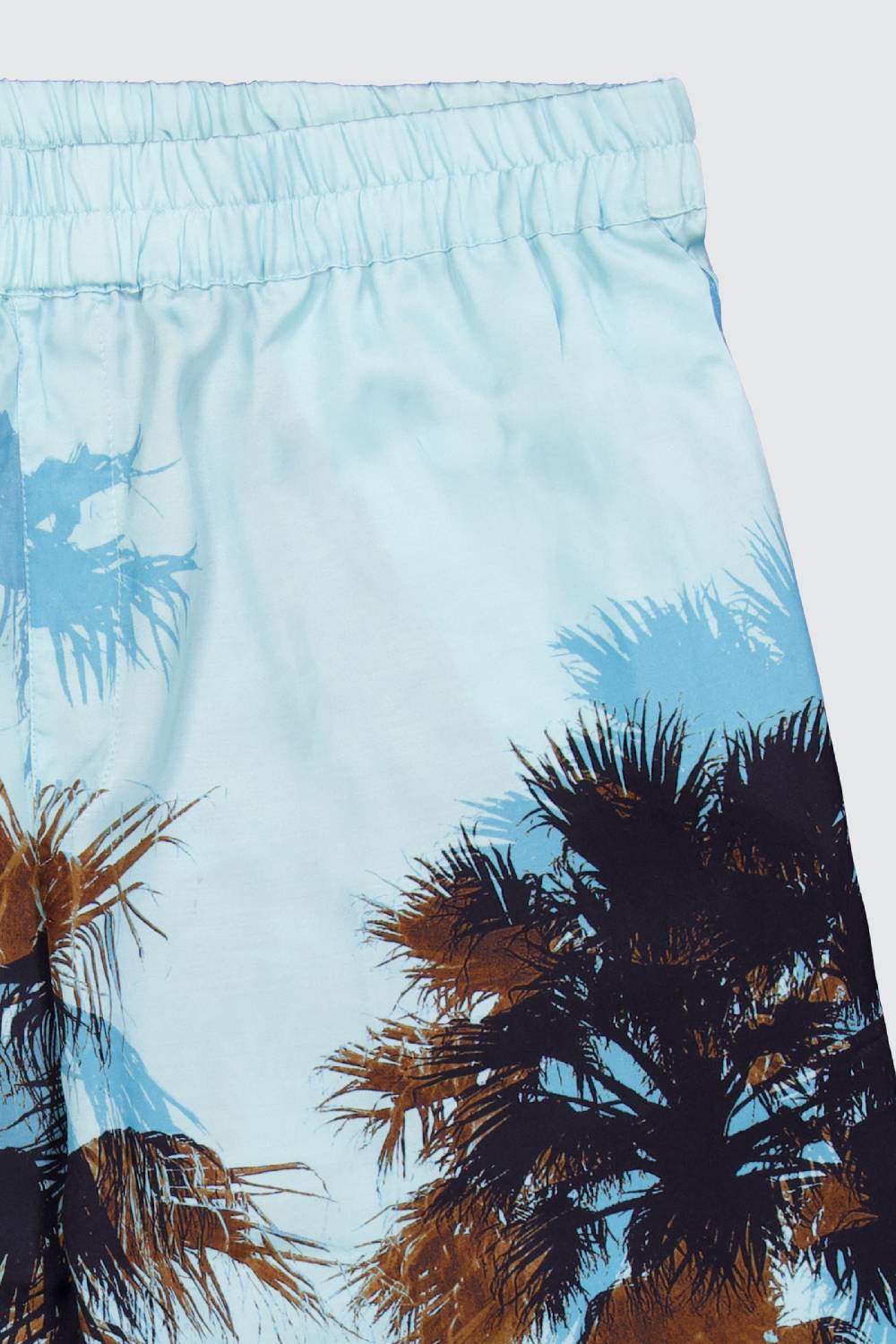Laneus Laneus bermuda turquoise palm print Sottocosto