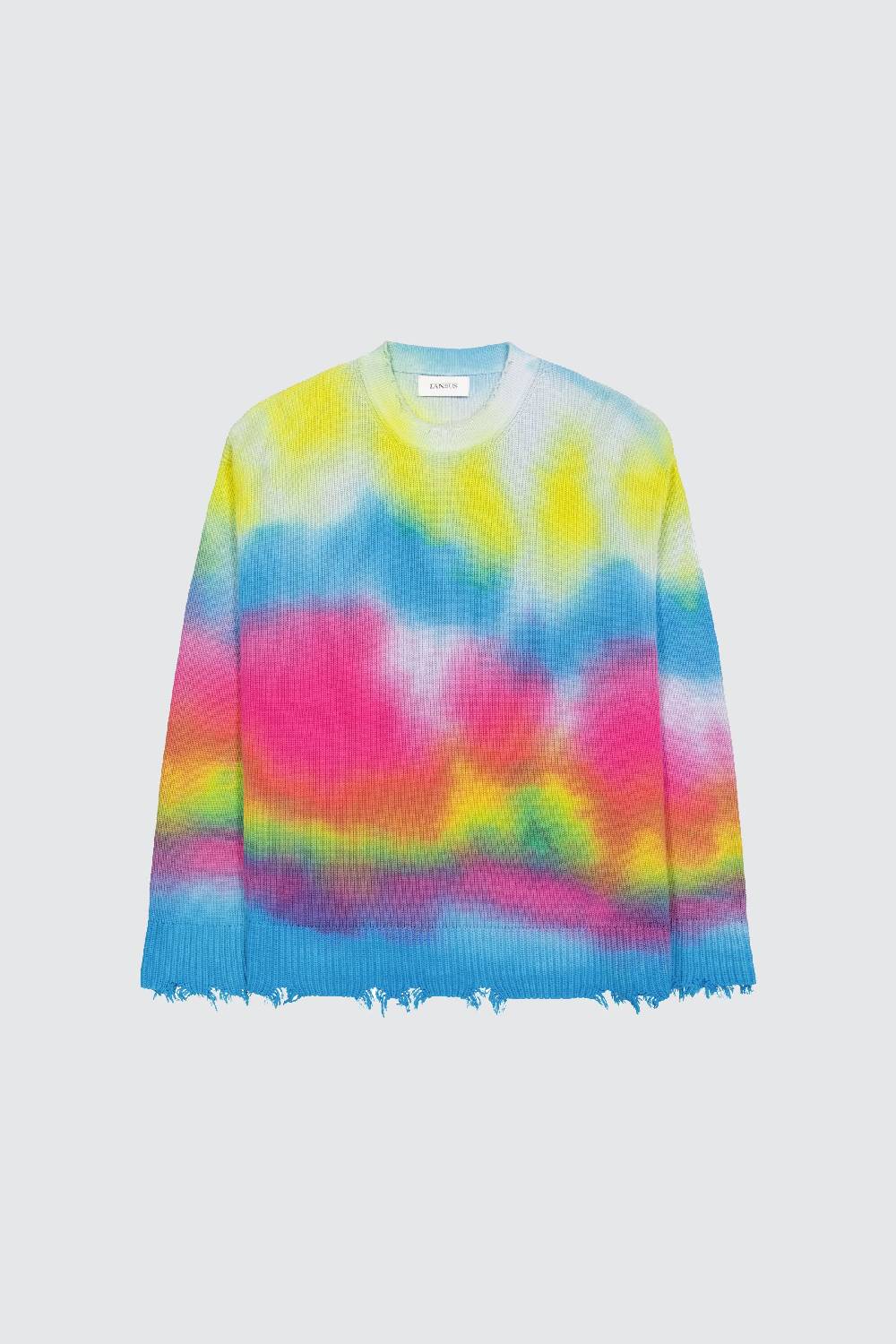 Laneus Laneus maglia tie dye print Saldi