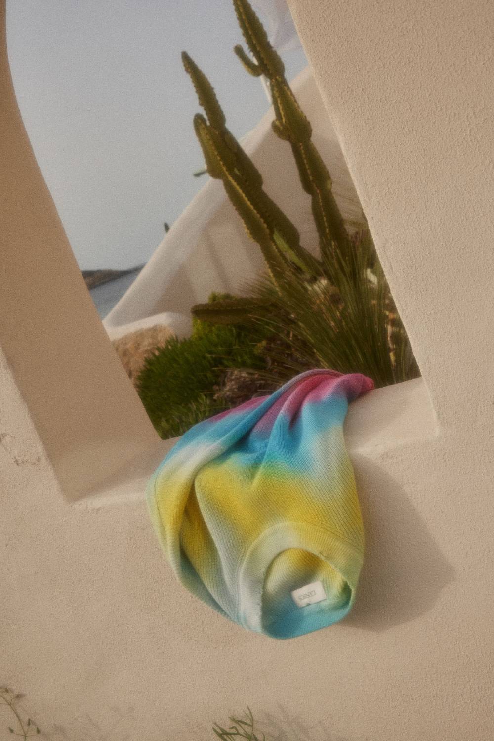 Laneus Laneus maglia tie dye print Saldi