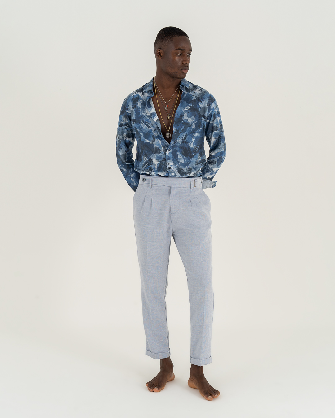 Neill Katter Camicia Blue Shades Spedizione Gratuita