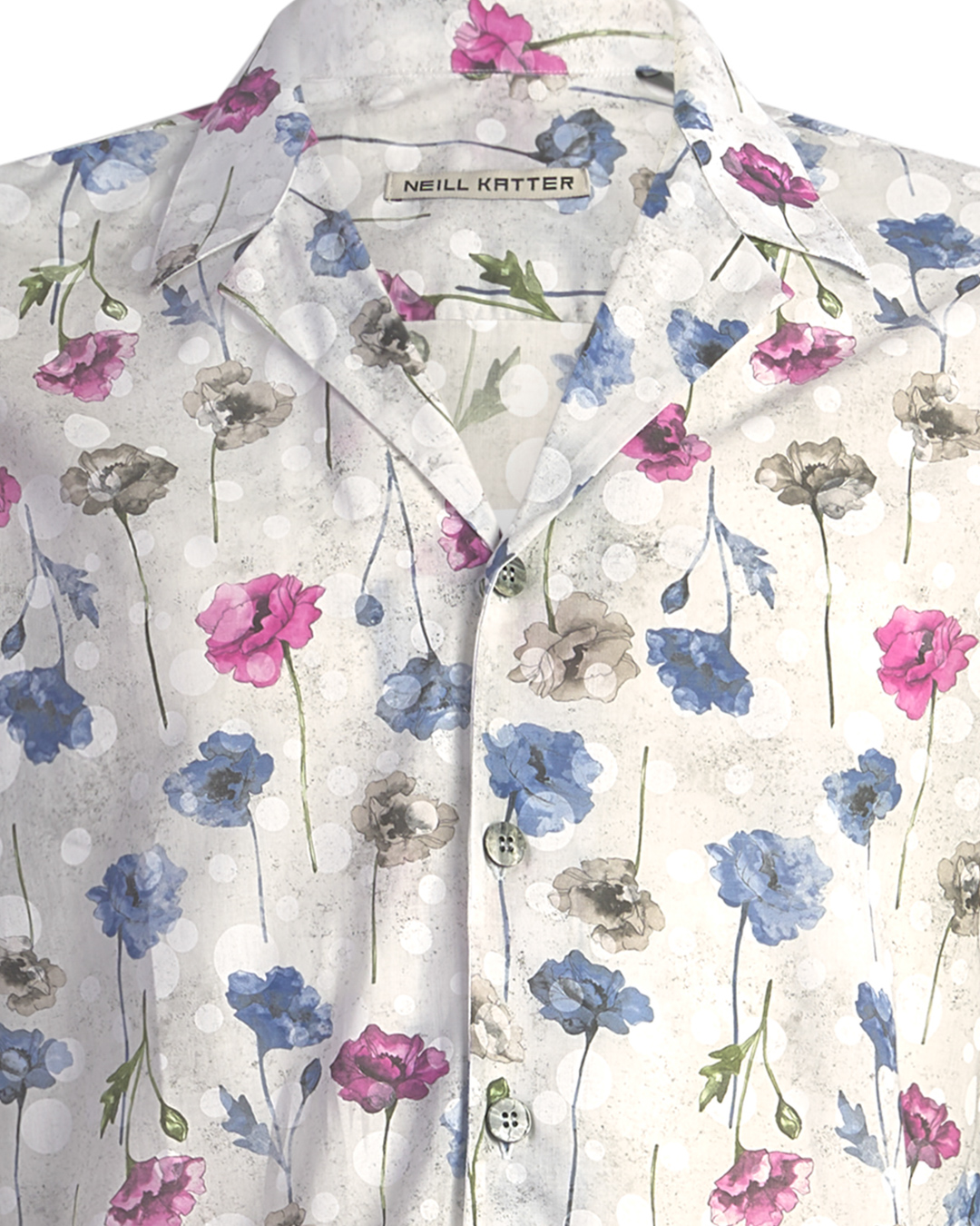 Neill Katter Camicia Floreale Pois Convenienza