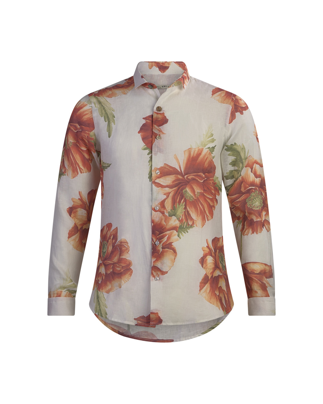 Neill Katter Camicia Rosa Arancio Bruciato 2025