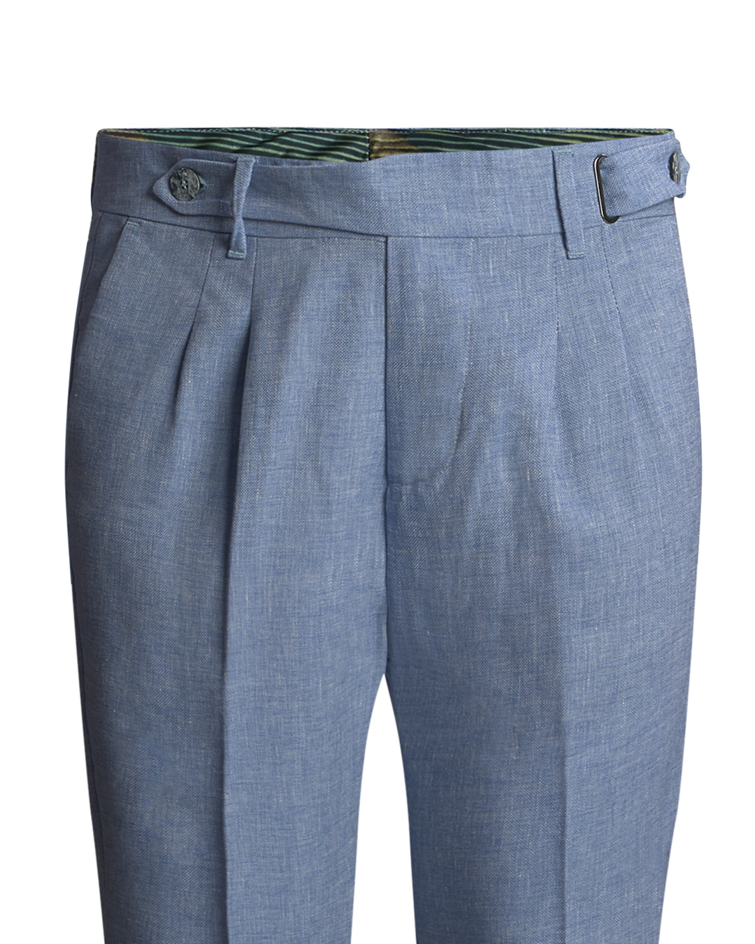 Neill Katter Pantalone Eleganza di Lino Saldi Di Fabbrica