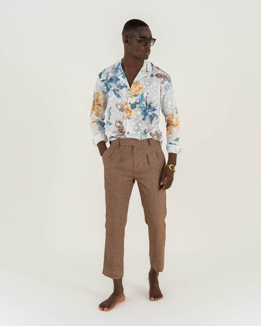 Neill Katter Pantalone Eleganza di Lino I Più Venduti