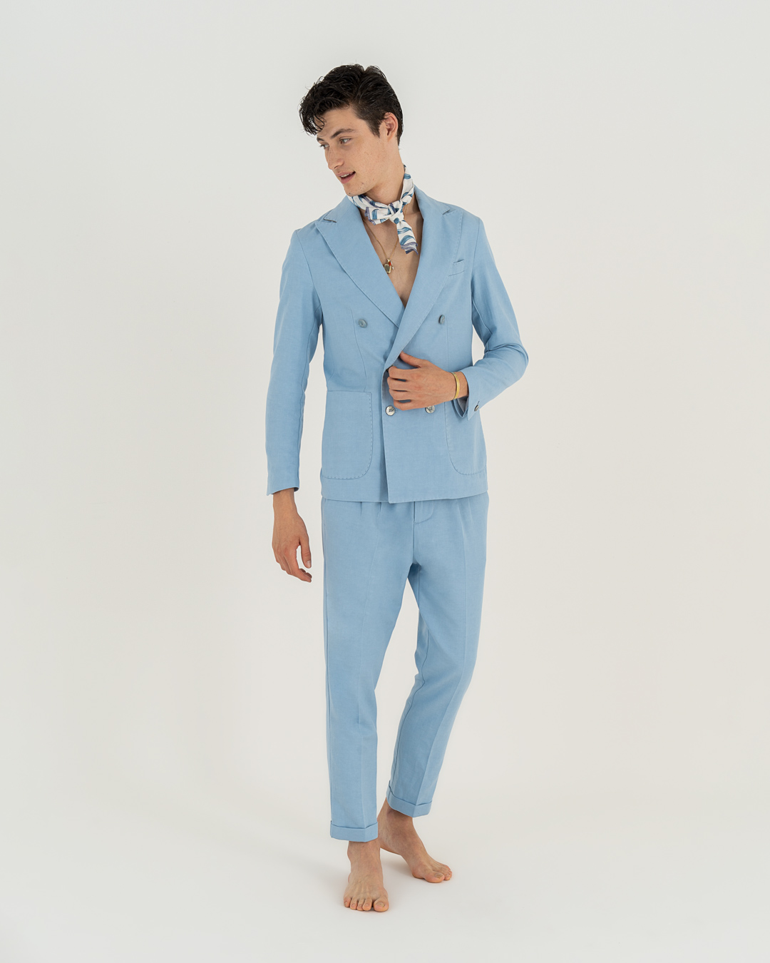 Neill Katter Pantalone Punto Spillo Moda