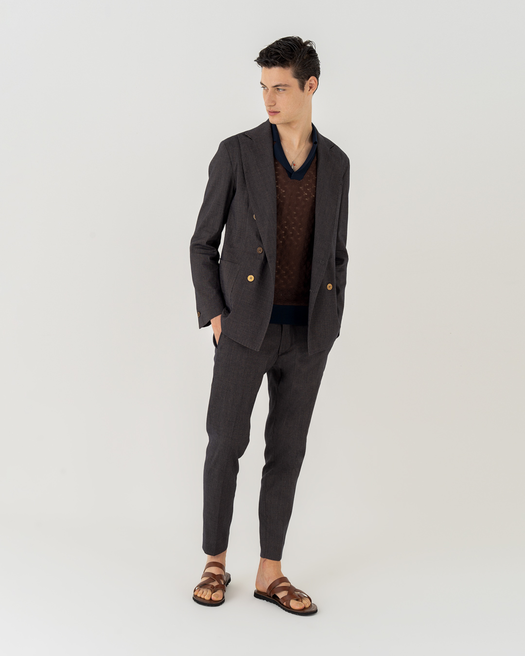 Neill Katter Polo Eleganza Ricamata In Linea