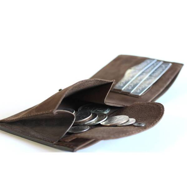 Kjøre Project Nubuck Slim Fold Wallet + Coins