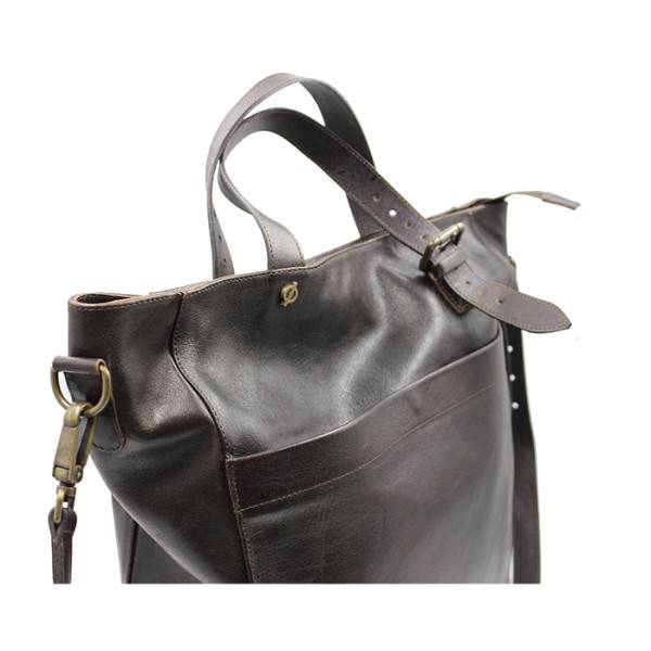 Kjøre Project Bridge Leather Handle Bag Vendita