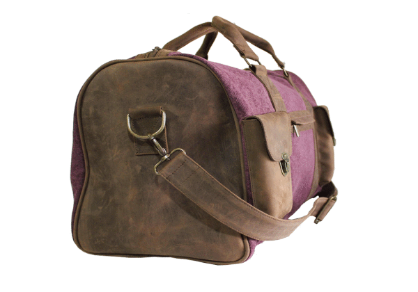 Kjøre Project Leather / Canvas Travel Bag Convenienza