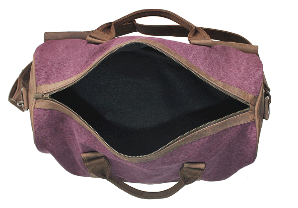 Kjøre Project Leather / Canvas Travel Bag Convenienza