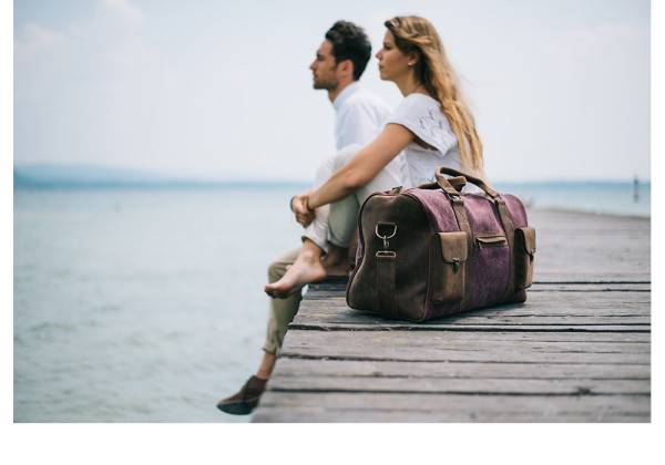 Kjøre Project Leather / Canvas Travel Bag Convenienza