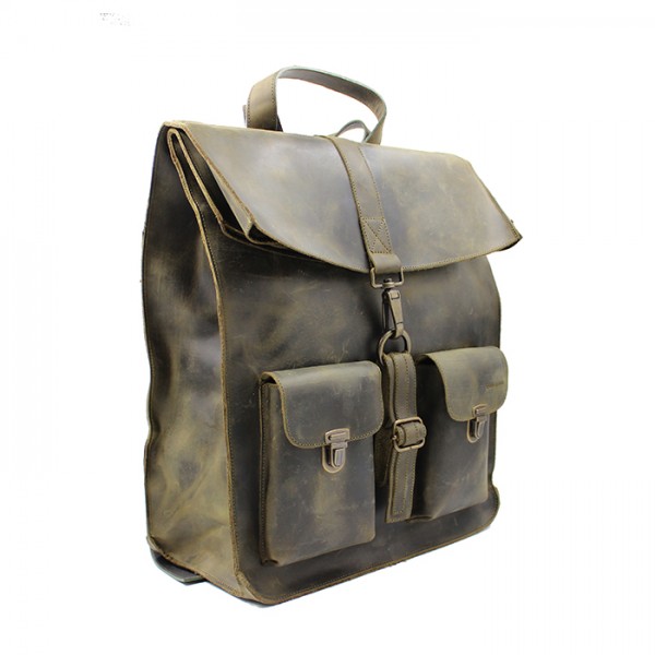 Kjøre Project Leather Oiled Green In Vendita