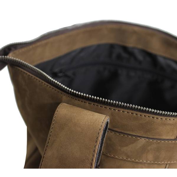 Kjøre Project Leather Nubuck Brown Vendita Calda
