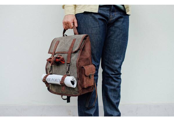 Kjøre Project Leather/Canvas Green Vendita Economica