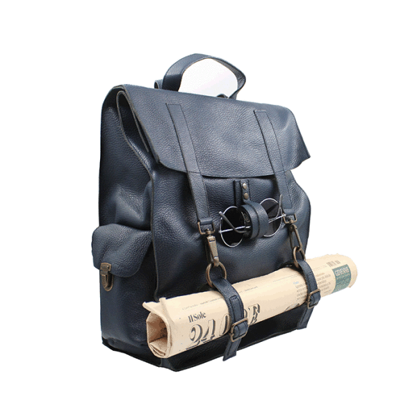 Kjøre Project Leather Goat Blue Negozio