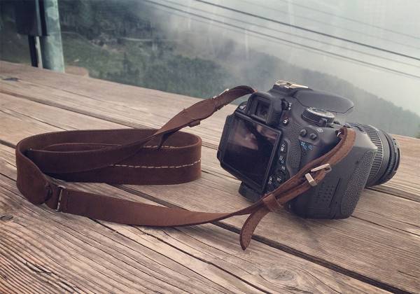 Kjøre Project Leather Camera Strap Italia
