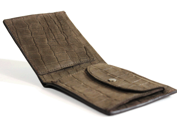 Kjøre Project Slim Fold Wallet Croco Presa