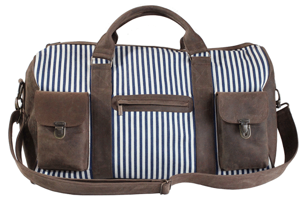 Kjøre Project Leather / Denim Barbados Travel Bag Spedizione Gratuita