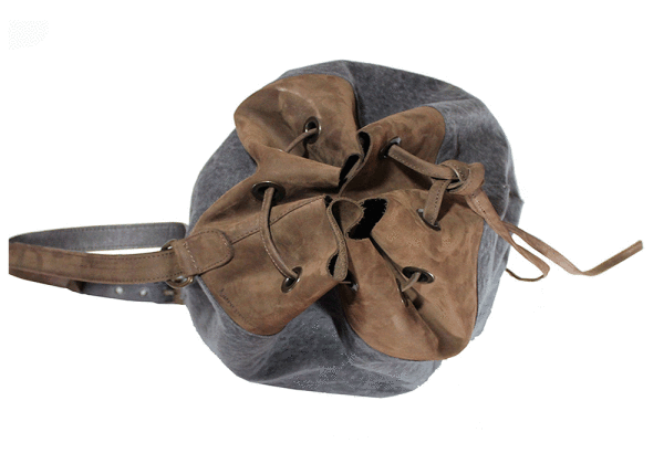Kjøre Project Leather / Canvas Slight Haversack Negozi Online