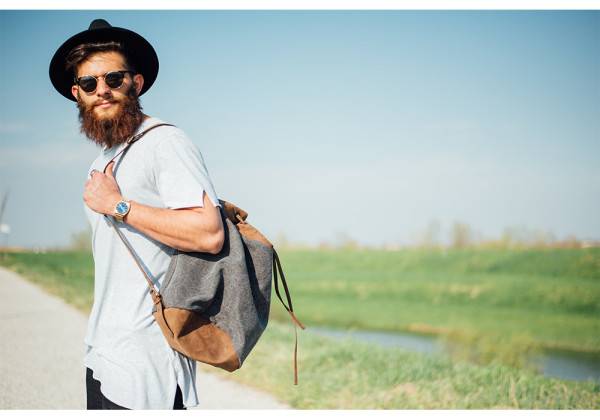 Kjøre Project Leather / Canvas Slight Haversack Negozi Online