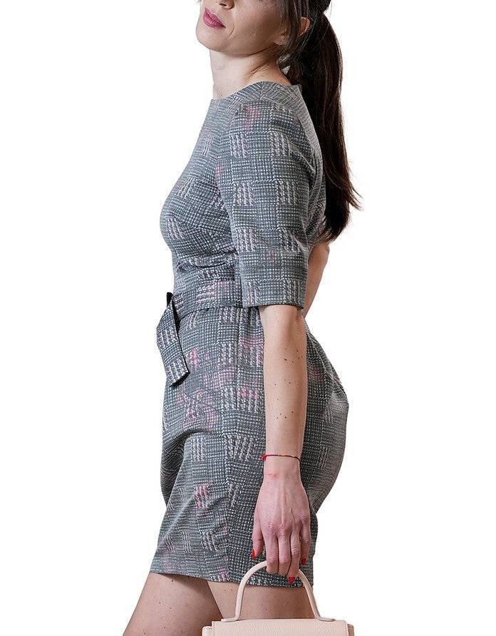 La Fabrique Assumptine Vestito Aderente Corto in Grigio 2025