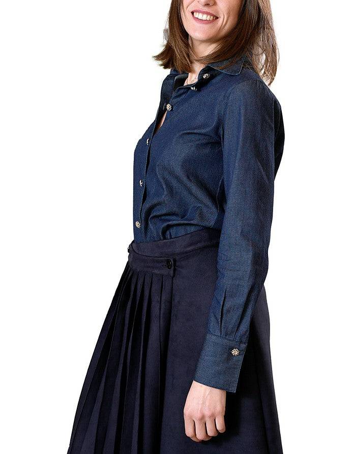 La Fabrique Ira Camicia in Denim Promozione Limitata