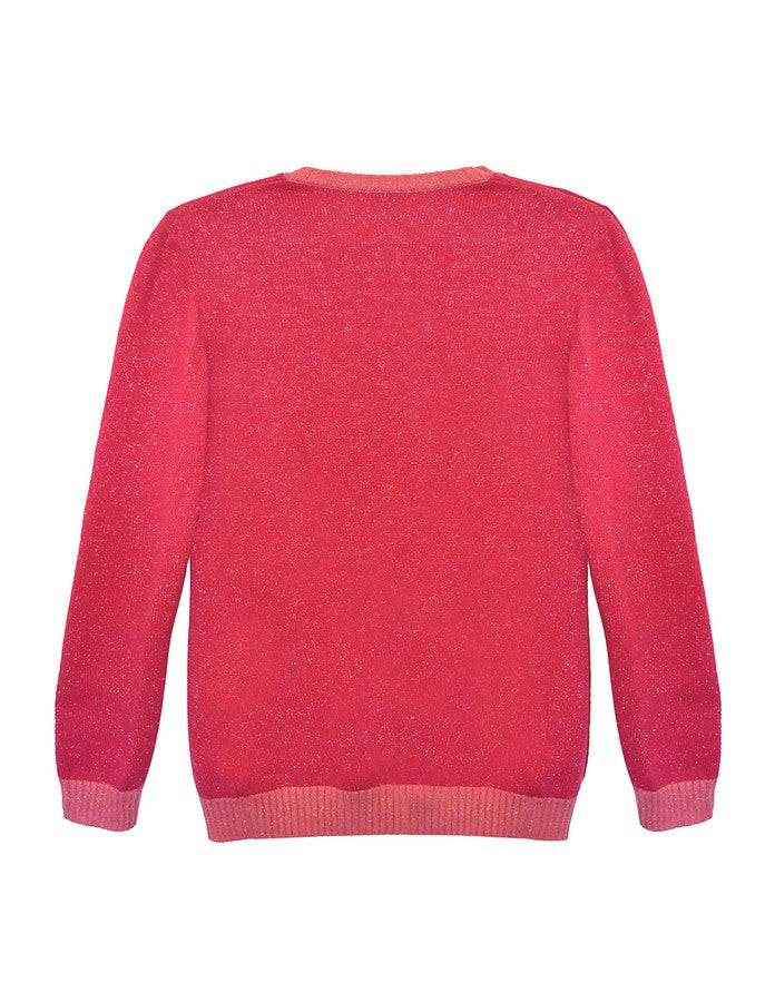 La Fabrique Lauren - Cardigan in Maglia Rosa Affare Del Giorno