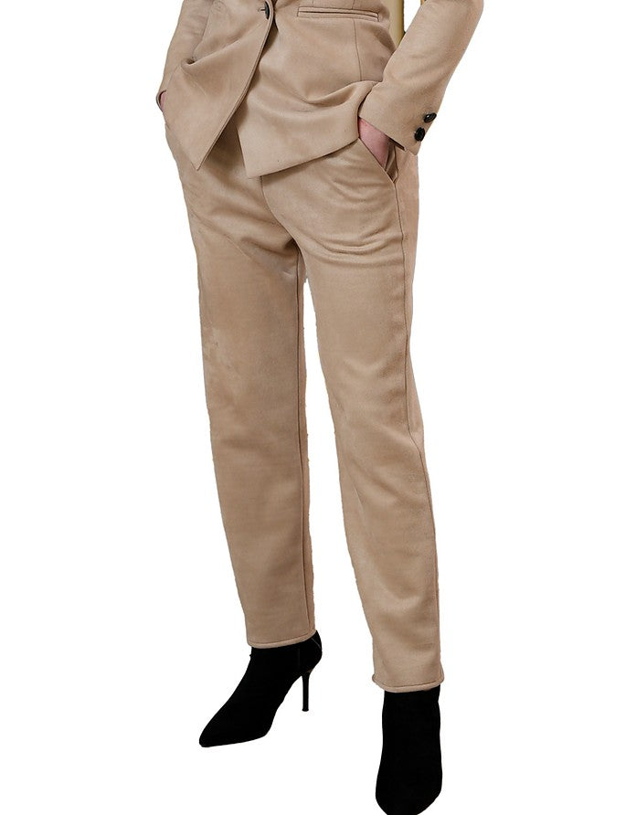 La Fabrique Louise Pantaloni Slim Beige Spedizione gratuita