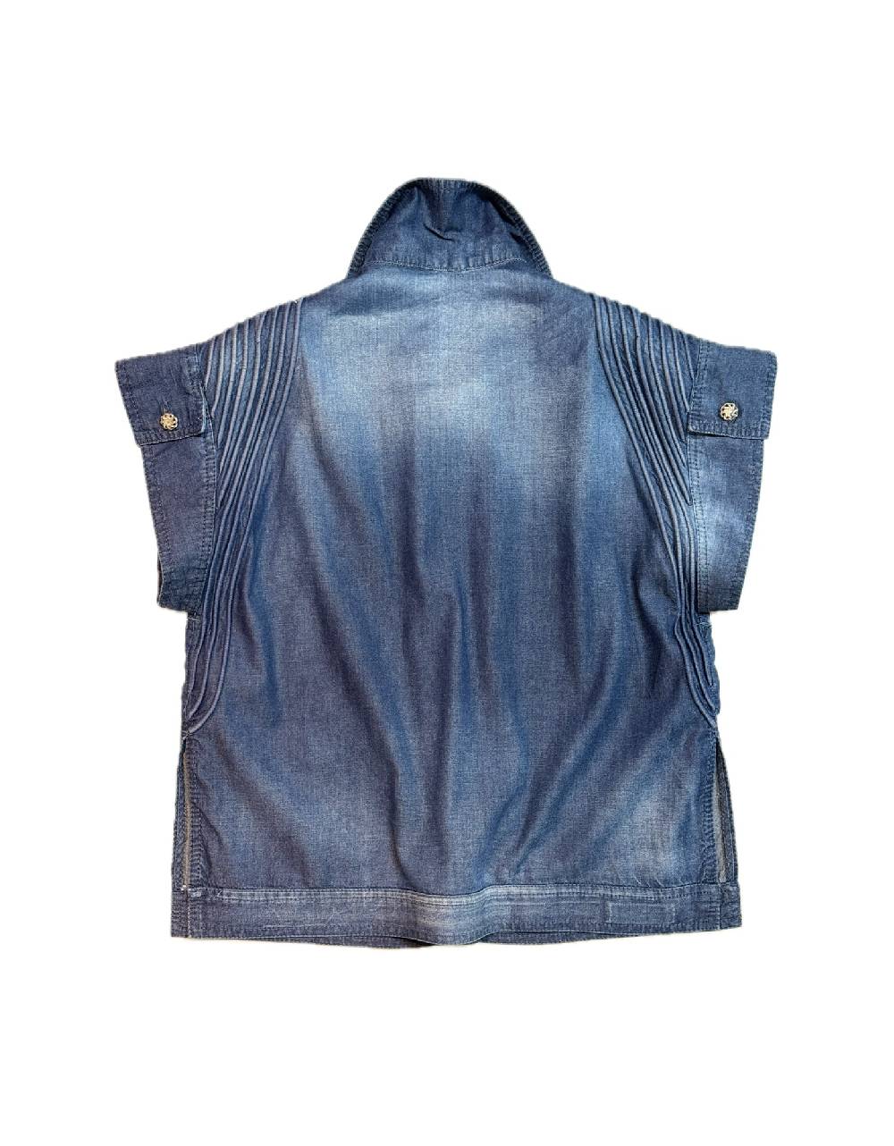 La Fabrique Maida Camicia Corta in Denim Presa