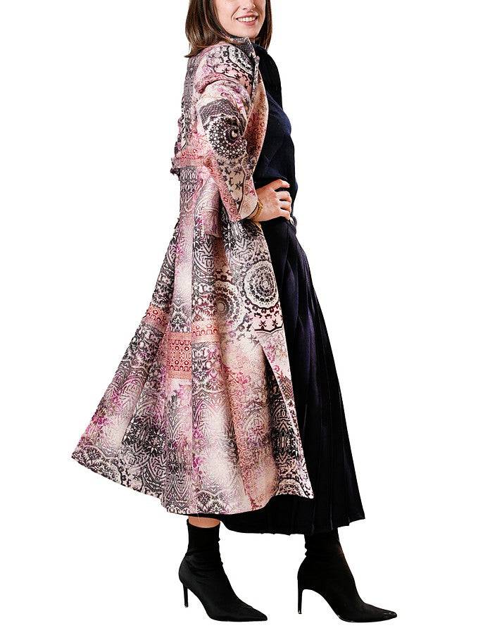 La Fabrique Marguerite Cappotto Lungo Stampa Floreale Economico