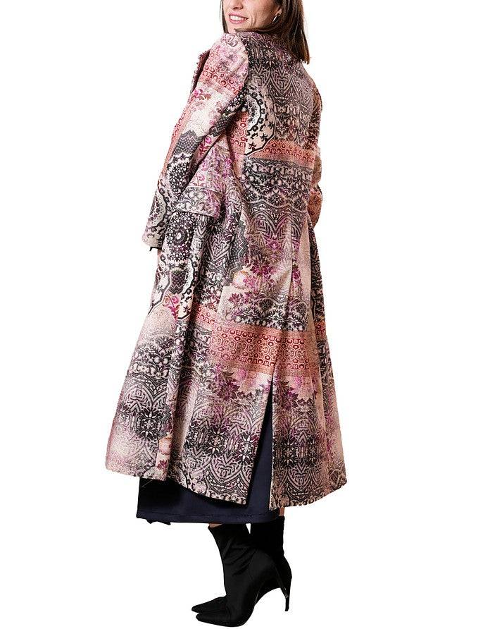 La Fabrique Marguerite Cappotto Lungo Stampa Floreale Economico