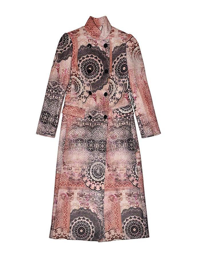 La Fabrique Marguerite Cappotto Lungo Stampa Floreale Economico