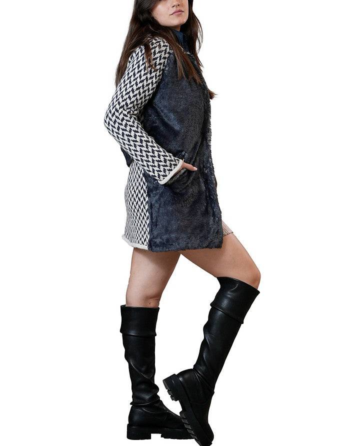 La Fabrique Pauline Cappotto in Maglia con Cappuccio Outlet